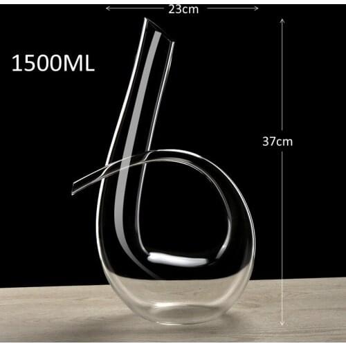 Lead-free Crystal Decanter 6-character Decanter Harp Red Wine Decanter Wine Decanter Pourer Decanter