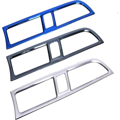 For Kia K2 Rio 4 X-line 2017 2018 2019 Steel Air Conditonnal Vent Cover Trim AC Outlet Panel Frame Interior Accessories