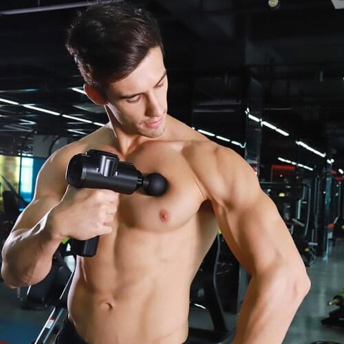 Home muscle relaxer fascia gun massage gun high frequency vibration fitness equipment vibration massager