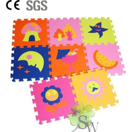Order 1Get 1 Free Environmentally-Friendly Soft Eva Puzzle Baby Play Carpet Healthy Mat For Kids With SGS Passed