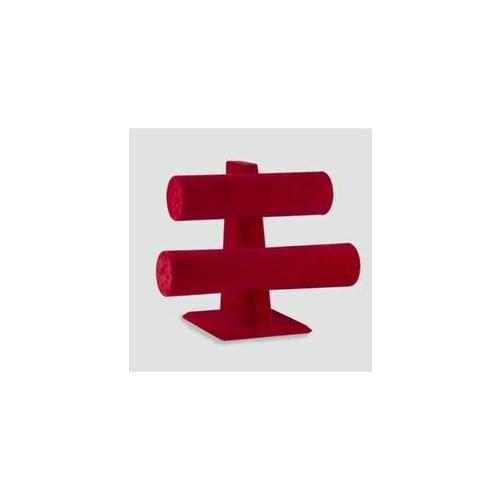 2'li Flock Red T Bilekliklik