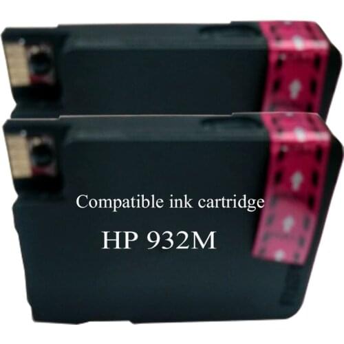 2PCS Magenta Compatible Ink Cartridge For HP 933 hp933 XL For Officejet 6100 6600 6700 7110 7610 7612 Printer