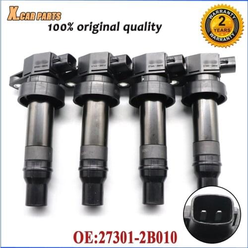 273012B010 High Performance Ignition Coil Kit For Hyundai Accent I20 I30 Elantra Kia Soul Rio 1.6L 2.0L 27301-2B010