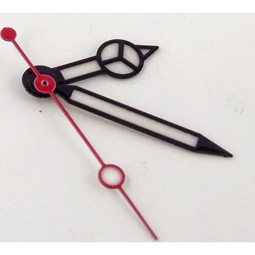 Red Second hands Black edge white Watch Hands Luminous for NH35 NH36A 7S26 MIYOTA 8215 8205 821A MINGZHU 2813 MOVEMENT