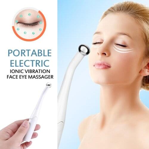 Mini Eye Massager Electric Vibration Face Lifting Eye Anti Wrinkle Pen Relieves Fatigue Facial Skin Care Tool For Dropshipping