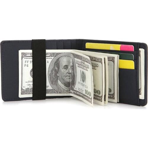 Men Credit Card Holder Minimalist RFID Blocking Wallet Card Holder Slim Wallet RFID Blocking Men Secure Faux Leather Bag Wallets