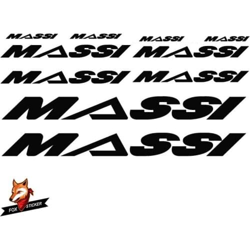 Bicycle Frame Stickers Road Bike Mountain Bike MTB Track Bike TT Bike Cycle Decal Reflective Stickers for MASSI frame Sticker