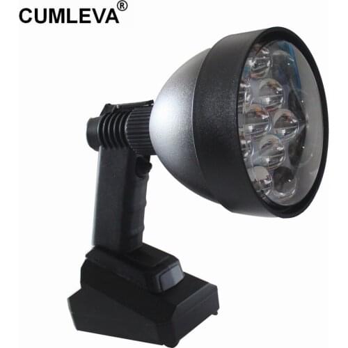 Rechargeable 5400lm LED Hunting Light Ultra Powerful 60W CREE LED Hunting Spotlight Heavy Duty Good Spot Beam 4400AH Lithium Bat