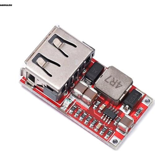 1PCS Fine 6-24V 12V/24V to 5V 3A CAR USB Charger Module DC Buck step down Converter 12v 5v power supply module