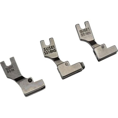 Industrial sewing machine sewing machine flat steel invisible zipper foot S518 S518N S518NS foot