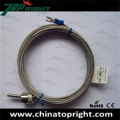 Simple J type Mineral Insulated bolt thermocouple