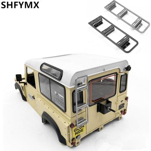 RC Car Metal Decorative Rear Ladder Fit For 1/10 RC Crawler Car 4WD G2 Defender D90 D110 Remote Control Toys Upgrade Parts