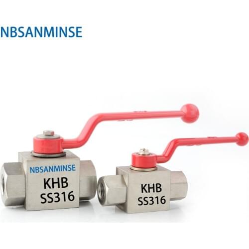 Stainless Steel High Pressure Ball Valve KHB with NPT G 2 Anti corrosion design Engineer Industry Application NBSANMINSE