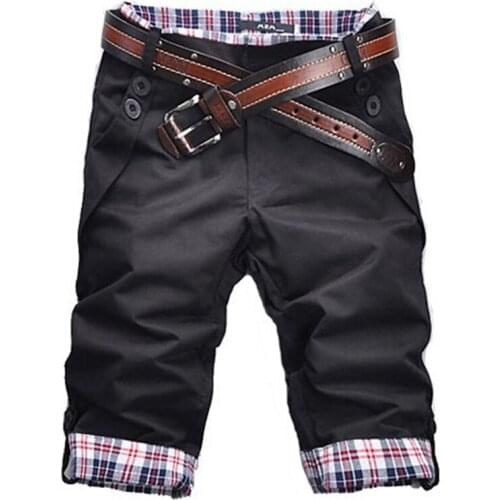 High Quality Mens Shorts 2020 Summer Mens Shorts Casual Slim Fit Short Men Streetwear Cargo Shorts Man Clothes Knee Length