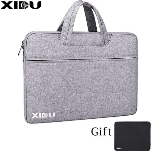 XIDU Laptop bag 13.3 15.6 14 inch Waterproof Notebook Bag Sleeve For Macbook Air Pro 13 15 Computer Shoulder Handbag Brief case