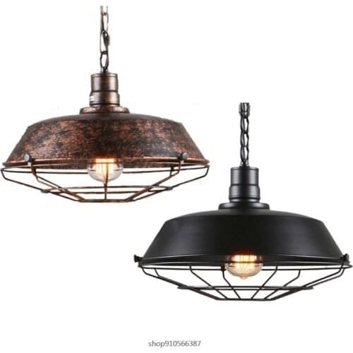 Loft Style Vintage Pendant Lamp Light Industrial Retro Iron Hanging Ceiling Lamps E27 Chandelier For Restaurant Bar Wholesales