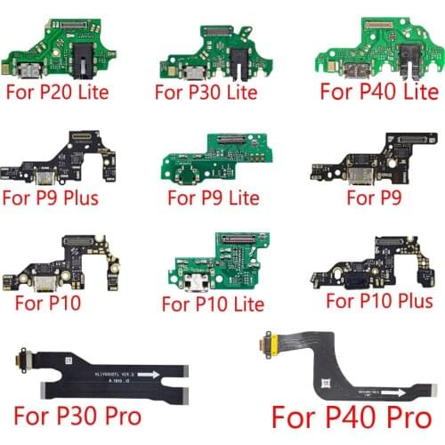 New Charger Dock For Huawei P9 P10 P30 lite P20 Pro P30 P9 P10 Plus USB Port Charging Connector Flex Cable With Microphone