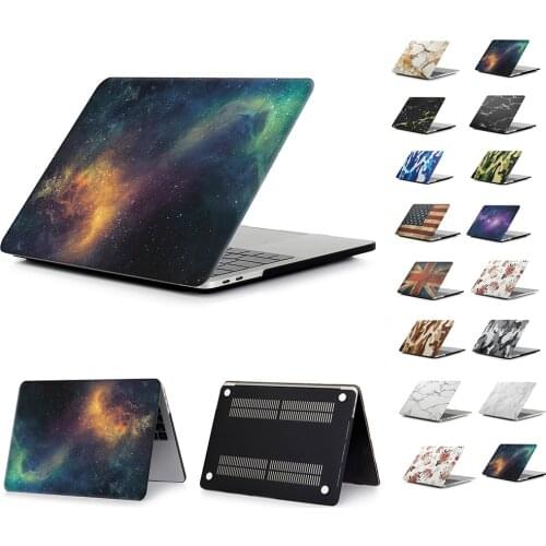 Protective MacBook Case for Macbook 11.6''13.3 ''15.4'' Eco-friendly Water Paste Marble Laptop Cover for A1278 A1706 A1708 A1990