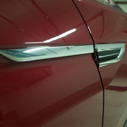 OEM Fender Badge Emblem Metal Alloy Side Wing R Sticker for VW Tiguan MK2 2017 2018