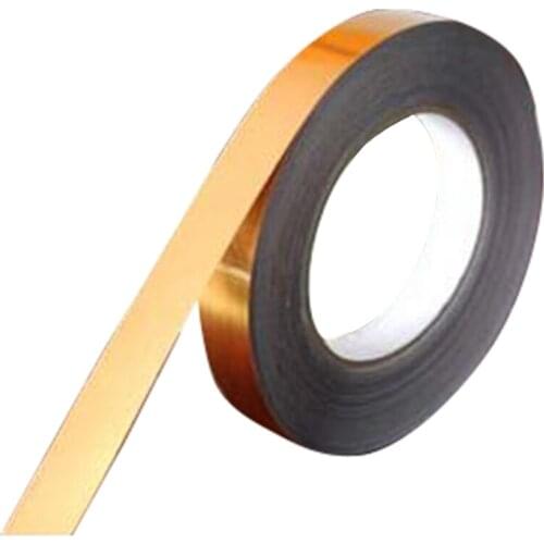 50 Meter Gold Self-Adhesive Stickers Waterproof Tile Wall Tile space Sealing Tape Strip Joints Beauty Stickers Decals Home Decor