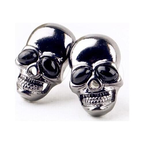 1Pair Fashion wedding stud earing for women or men personality skull earring jewelry