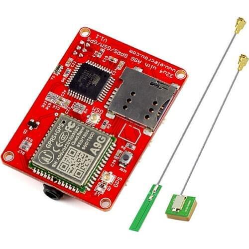 Elecrow 5pc Wireless IOT Integrated Modules ATMEGA 32u4 A9G Module GPRS GSM GPS Sensor Board Quad-band 3 Interfaces GPRS DIY Kit