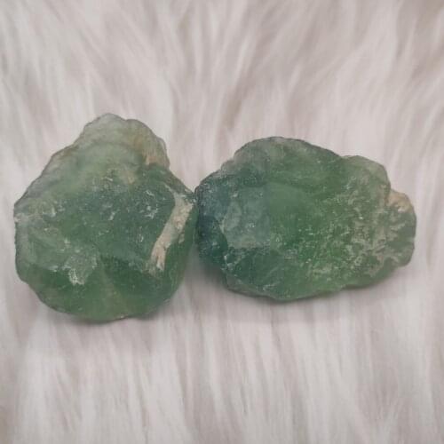 50-60g Natural raw green fluorite rough stone natural quartz crystals mineral energy stone for healing