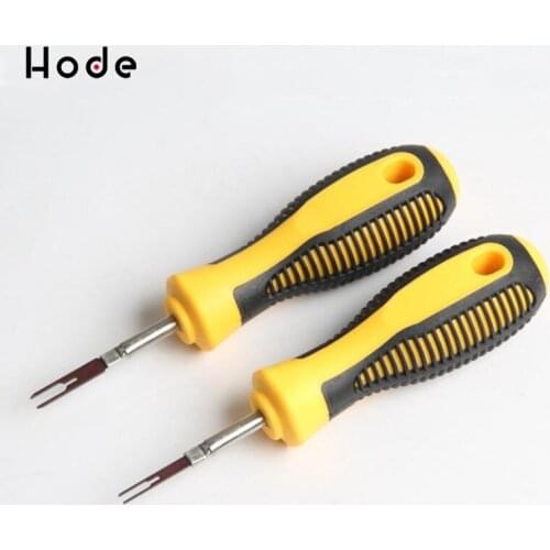 Car plug terminal removal tool Terminal stripper Needle wire harness Terminal needle pick and eject device Extract