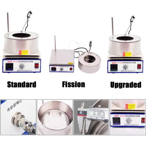 DF-101S 220V 50HZ 0-2600r/min Laboratory Magnetic Heating Stirrer w/2000ml Digital Thermostat Heating Water Oil Bath