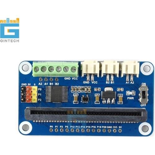 Motor Driver for micro:bit, drives motors and servos