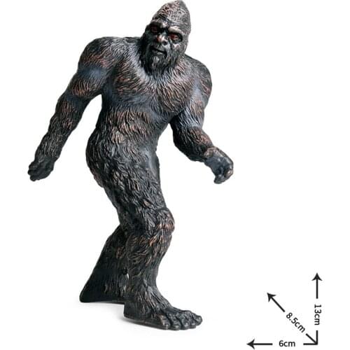 Bigfoot Figure Savage Animal Model Barbarian Decoration Toy Collector Adult Kid Gift Education Figure Collectible Model