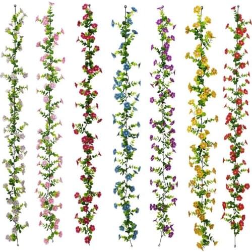 10pcs Artificial Plum blossom Vine For Flower Arrangem Plant Wall Wedding Arch Party Home Garden Hotal Office Bar Decorative