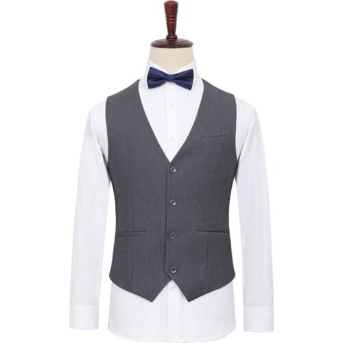 VROKINO brand 2021 spring, autumn and autumn Mens fashion plaid suit vest jacket Suit vest casual jacket sleeveless mens