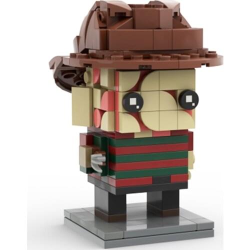 MOC Ghost Street Movie Characters Freddie Building Blocks Kit Mini Cartoon Figure Bricks Education Idea Toys For Children Gifts