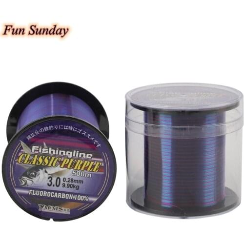 1/2/3/500M Nylon Fishing Line Japanese Durable Monofilament Rock Sea Fishing Line Thread Bulk Spool All Size