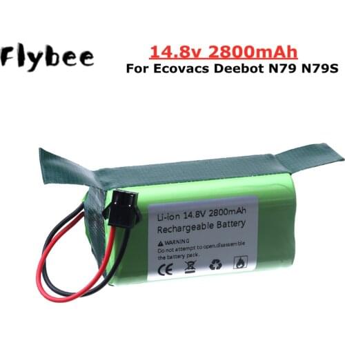 14.8V 2800mAh Li-ion Battery for Conga Excellence 950 990 1090 Deebot N79/N79S/DN622 Robovac 11/11S/12/15C/30/35C X500
