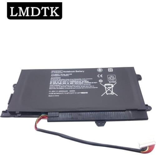 LMDTK New PX03XL Laptop Battery For HP Envy 14-k000 Touchsmart M6-K TPN-C109 C110