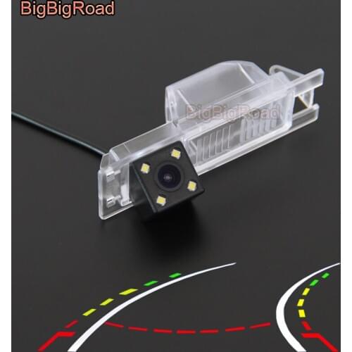 BigBigRoad Car Intelligent Dynamic Tracks Rear View Backup Camera For Alfa Romeo AR 156 159 166 147 Brera Spider Giulietta 940