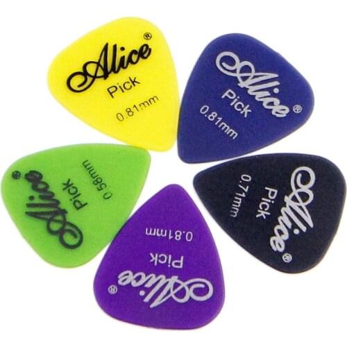 Bass Guitar Picks Alice Multi Smooth ABS Custom Acoustic Electric Guitarra Plectrums Accessories Musical Instrument Puas