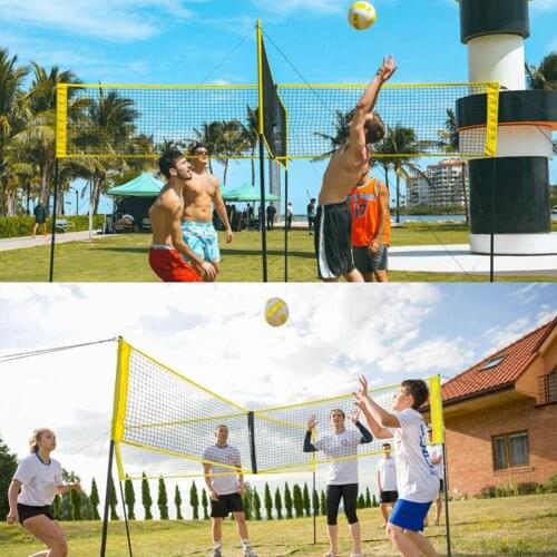 Multi-player Cross Volleyball Net Sports Equipment Team-Game Training Indoor Outdoor Sports High Durable Quality