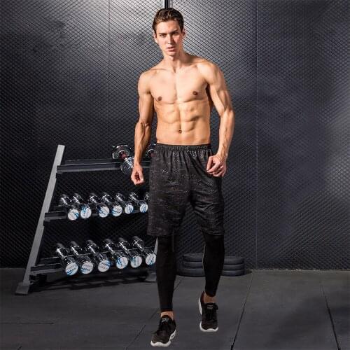 New Mens Shorts Training Workout Quick Dry Outdoor Fitness Compression Male Jogging Elastic Waist Shorts Pant leggings