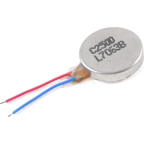 DC 3V 60mA 9000+/-2000RPM Phone Coin Flat Vibrating Vibration Motor