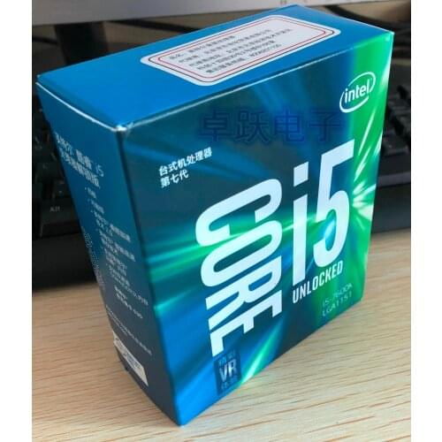 Intel Core i5-7600K I5 7600K Boxed processor CPU LGA 1151-land FC-LGA 14 nanometers Quad-Core cpu free shipping
