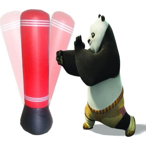 Drop shipping Fast Inflatable Punching Tumbler Bag 160x56cm Fitness Sand Bag Beginner Boxing Training Air Bag Sports tool