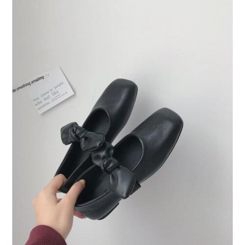 Luxury Womens Flat Shoes Cover Heel Shallow Women Bow Flats Shoes Candy Color Slip On Flat Shoes Ballet Ladies Shoes W33-27