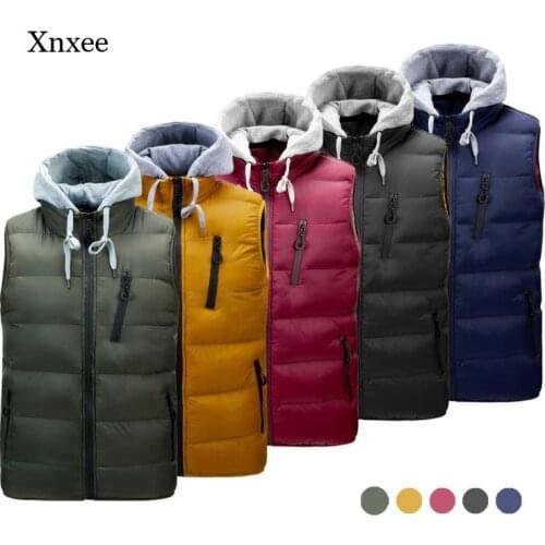 Xnxee Hooded Vests For Men