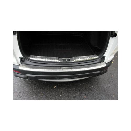 2* Outer + Inner Rear Bumper Protector Sill Plate Cover For Honda CR-V CRV 17-19