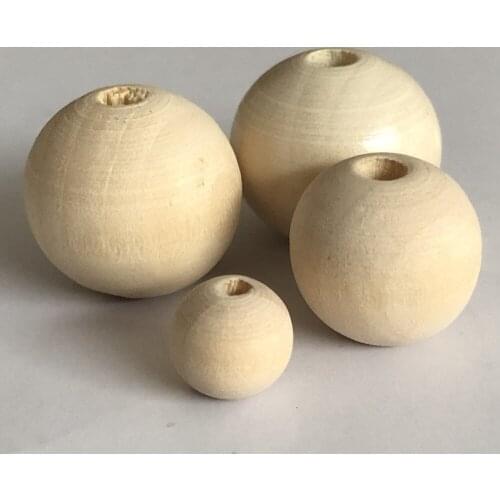 4mm 6mm 8mm 10mm 12mm bulk natural wooden beads diy for jewelry making, bead bag accessory