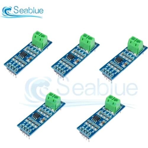 5Pcs MAX485 Module RS-485 TTL Turn RS485 MAX485CSA Converter Module For Arduino Microcontroller MCU Development Accessories