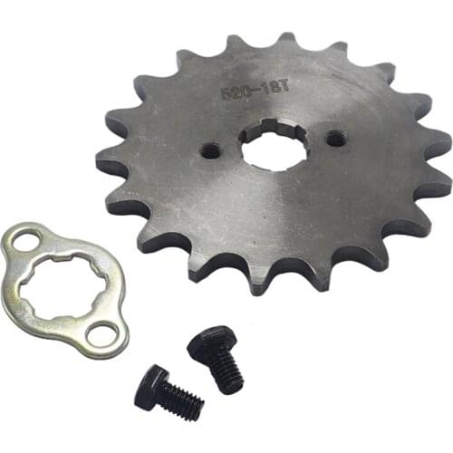 520 18T 20mm Front Engine Sprocket For Honda Lifan ZongShen ATV Quad Dirt Pit bike Buggy motorcycle